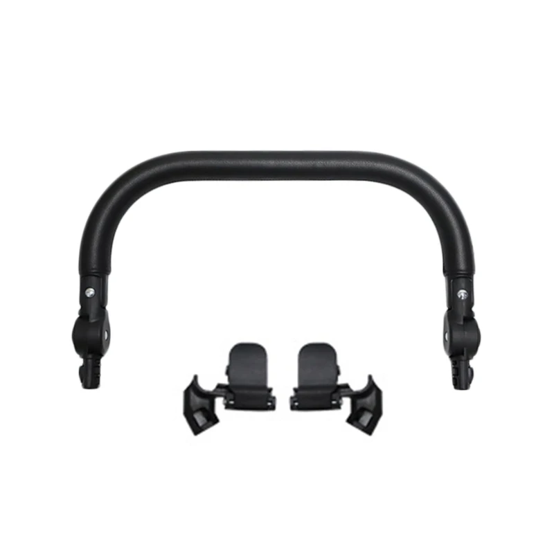 Stroller Handle Bar Detachable Bumper Bar with Adjust Angle Universal Pram Armrest Bumper Bars for Babies Pushchairs