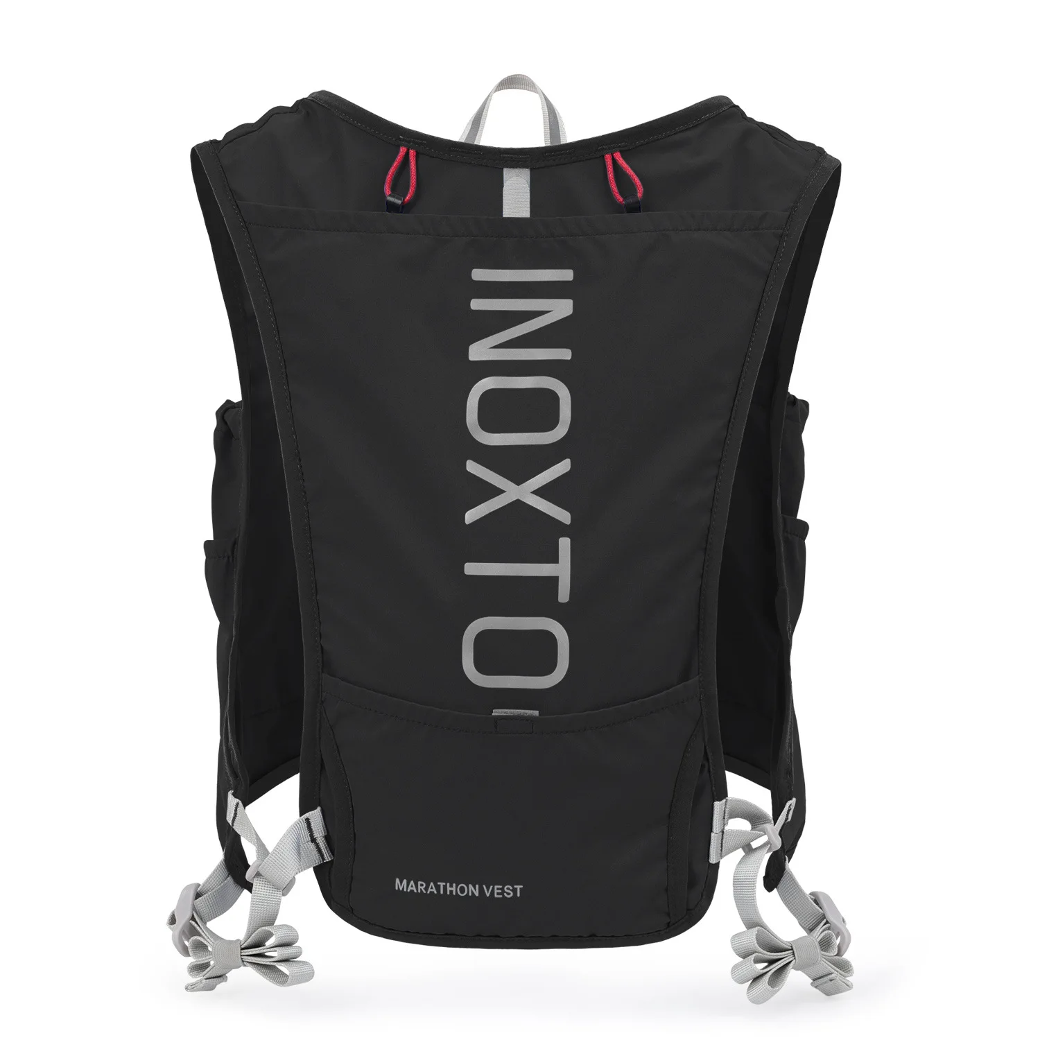 Inoxto Quick Drying Running Backpack Men 5L Ultra-light Hydrating vest Mountain Bike Cycling Bag Breathable 2L Water Bag Bottle