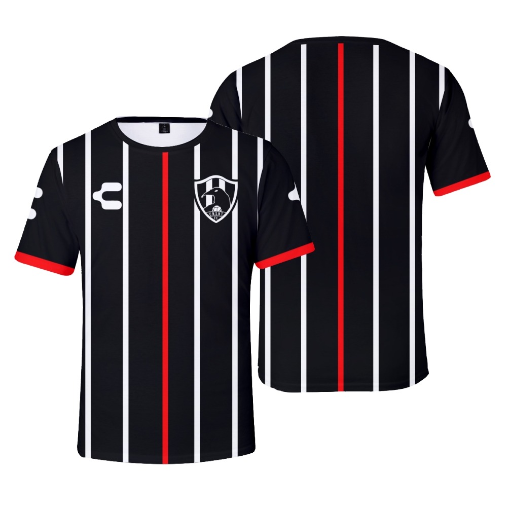 New Men T-shirt New Club of Crows Football Jersey Custom Name Cosplay Club de Cuervos Soccer T-shirt 3d Printing for Men