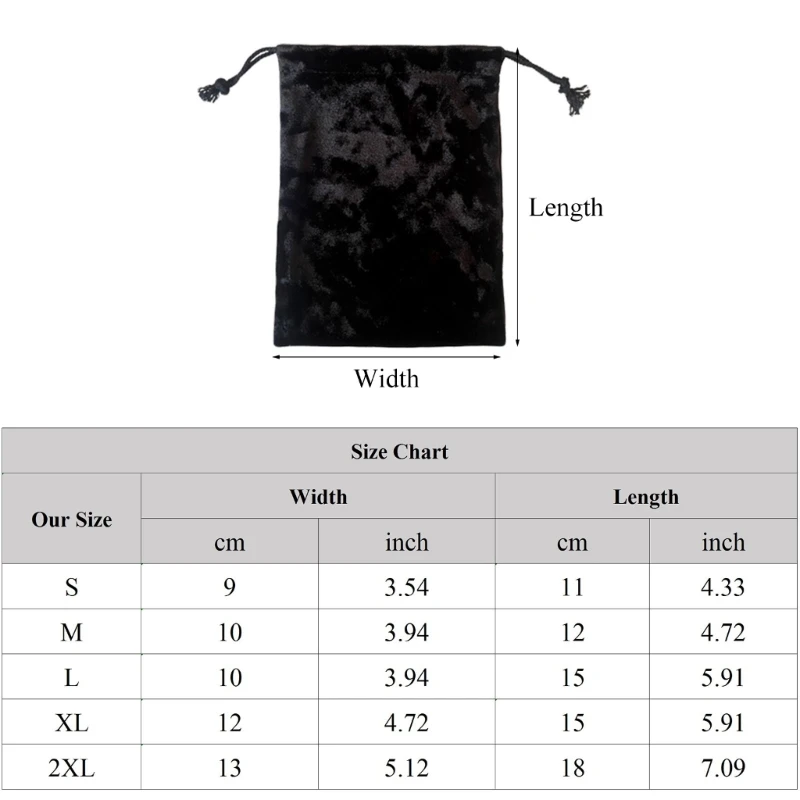 Velvets Tarot Drawstring Bag Jewelry Rune Pouches Organizers Dices Party Storage Bag for Tarot & Cards Easily Use