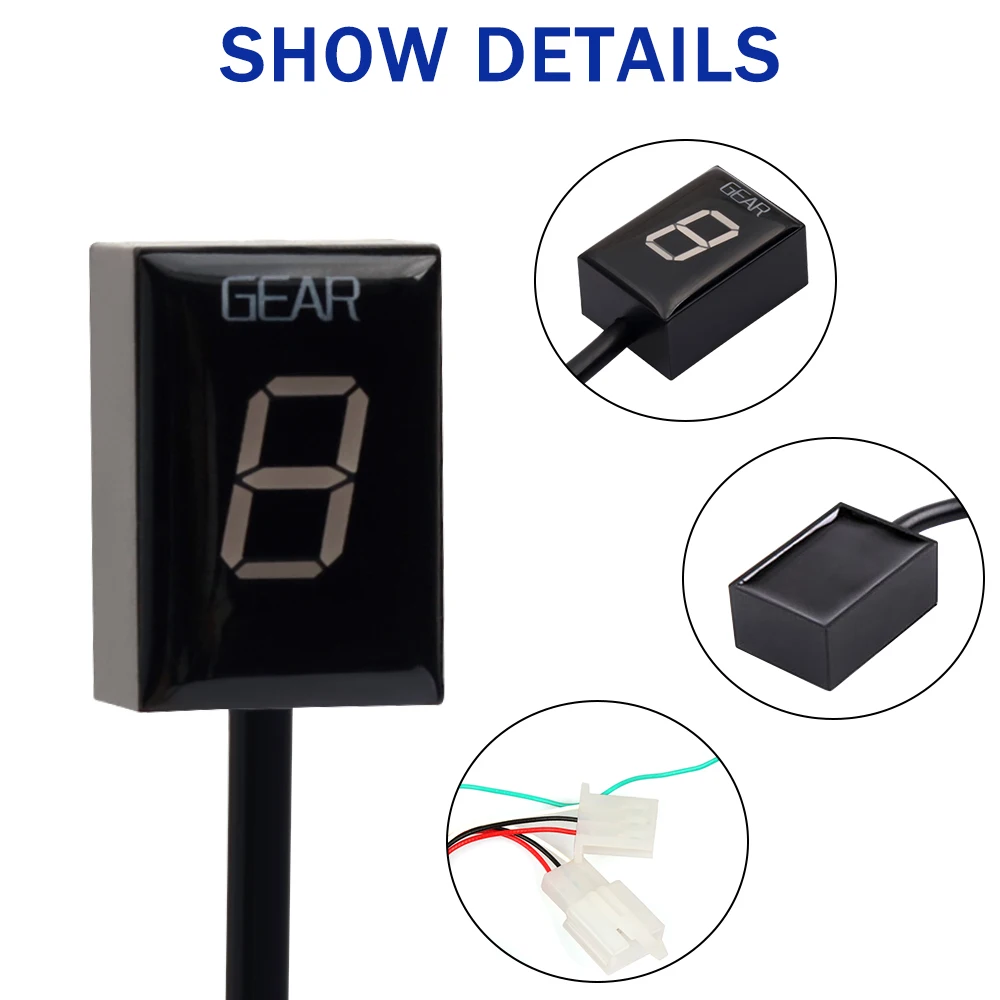 For HONDA CBR1100XX CBR 1100XX 1100 XX 1996 1997 1998 - 2007 2008 EFI Motorcycle Accessories 1-6 Gear Indicator Display Meter