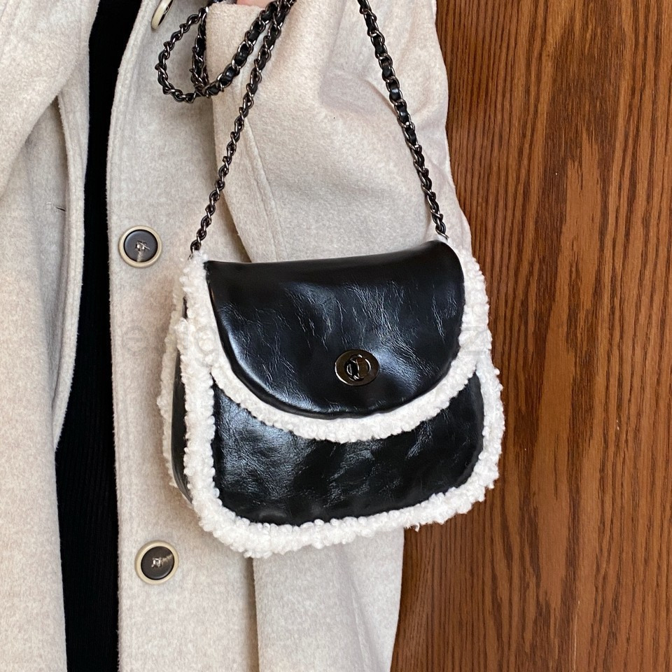 Fashion Classic Bag Designer 10a Top Woman Handbagevening Bags Korean Version New Fashionable Lamb Wool Womens Chain Small Highend and Stylish Versati