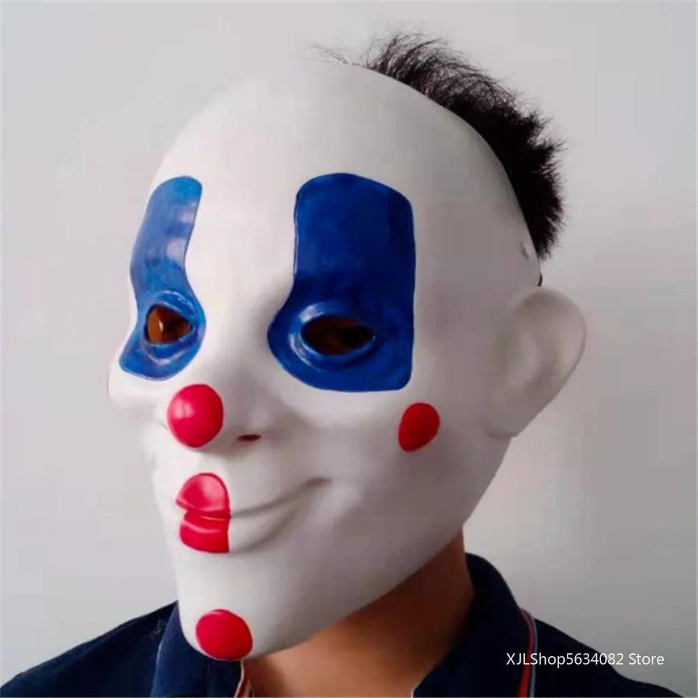 Joker Bank Robber Mask Clown Masquerade Carnival Party Fancy Latex Mask Gift Prop Accessory Set New Christmas Super Hero Horror