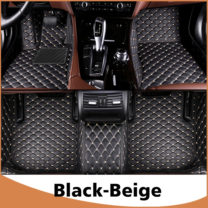 Car Floor Mats For Peugeot 301 2014 2015 2016 2017 2018 Custom Auto Foot Pads Automobile Carpet Cover Interior Accessories