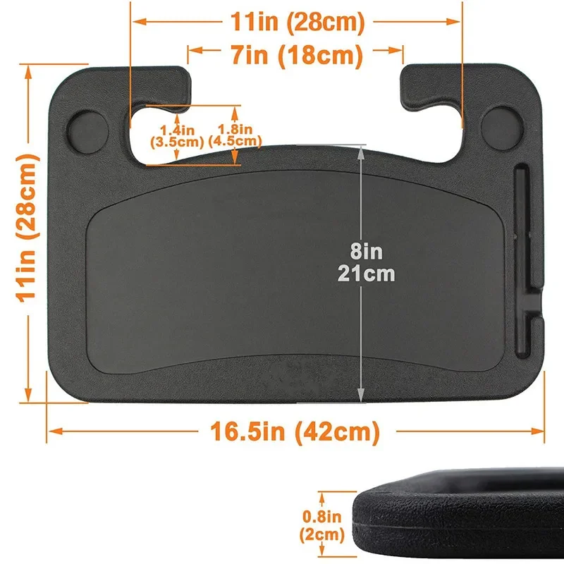 Car Portable Dining Table Car Steering Wheel Tray Steering Wheel Table Desk For Eating Writing Drinking Fits Most Vehicles