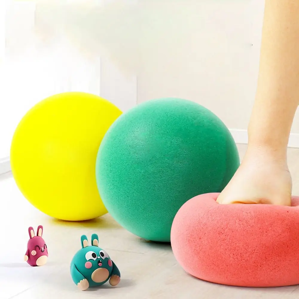 Easy to Grip Silent Basketball Indoor Activities Foam Bouncing Basketball Squeezable Lightweight Training Ball Outdoor Sports