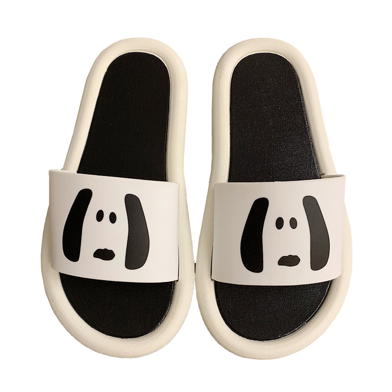 Cartoon soft soled sandals thick soled casual fashion girl personality trend slippers Women wear 2024 new non-slip soft soled sandals in summer