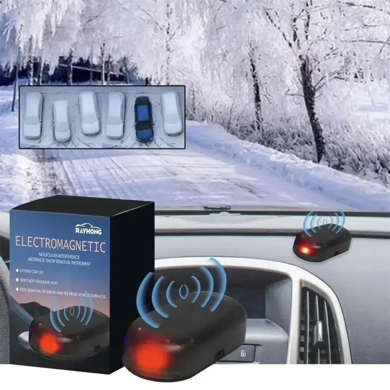 5PCS Electromagnetic Snow Removal Device Car Deicing Instrument Car Snow Removal Molecular Interference Efficient Defrosting