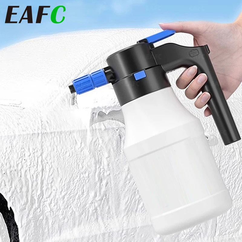 EAFC Handheld Electric Foam new Ejector 1.5L Foam Generator Car 2025 Wash SprayType Rechargeable Pneumatic High-pressure Water Spray Foam