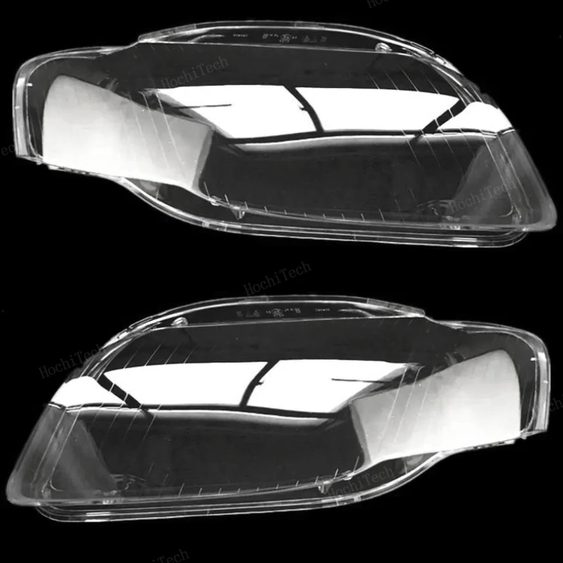 Transparent Housing Front Headlights Lens Shell Cover Lampcover For Audi A4 B7 2006 2007 2008 High Quality