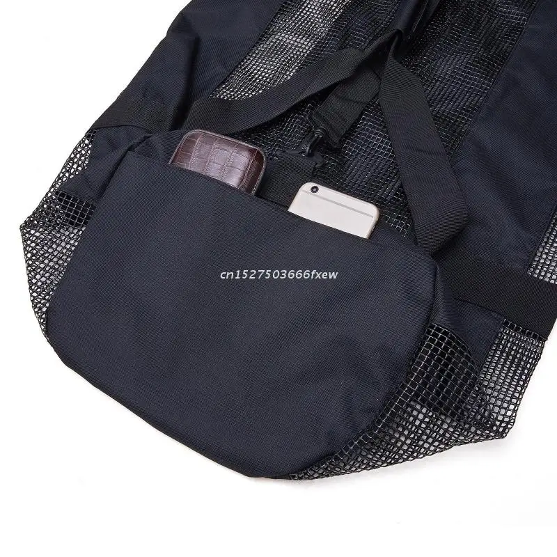 Mesh Dive Bag for or Snorkeling Diving Snorkel Gear Bag Extra Large Beach Bags with Zipper Beach Duffel Bag