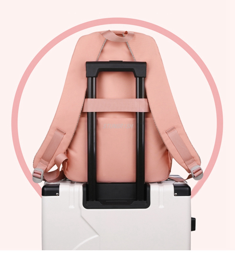 Teen Girls Casual School Backpack Schoolbag High Middle School Book Bags Daypack Women Daily Travel Laptop Bag Mochila Feminina