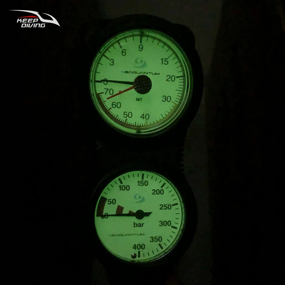 CE Approved Diving Compass Professional Pressure Gauge Depth Gauge Submersible Dive Digital Glow in the dark