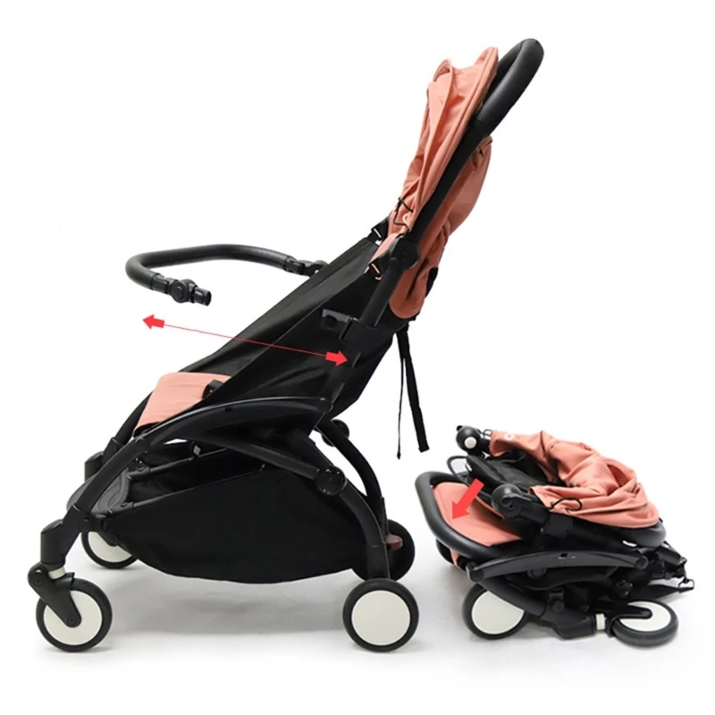 Stroller Handle Bar Detachable Bumper Bar with Adjust Angle Universal Pram Armrest Bumper Bars for Babies Pushchairs