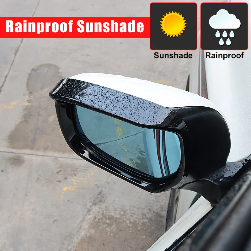 2008-2021 For Toyota Land Cruiser Prado 150 200 Lc150 LC200 Rearview Mirror Rainproof Cover Exterior Accessories Rain Eyebrow