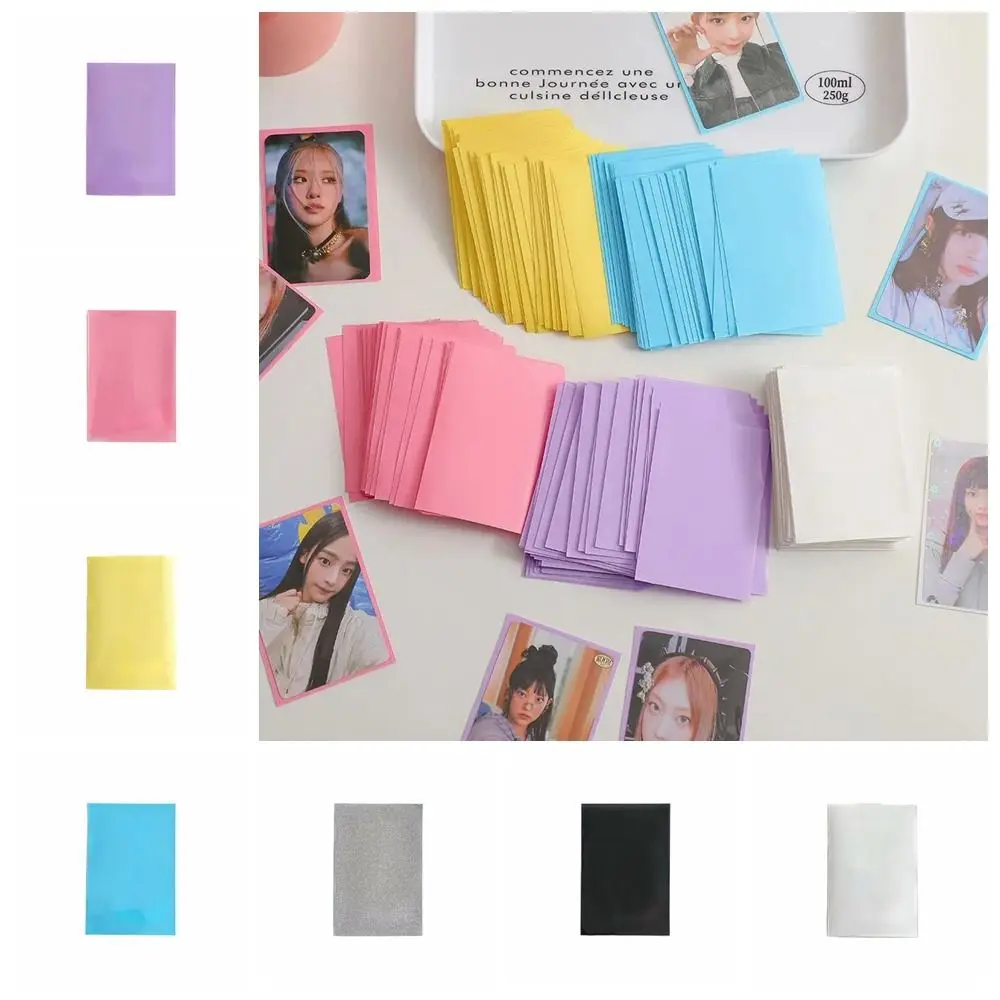 aro Color 10pcs/pack Kpop Toploader Card Bag Photocard Sleeves Idol Photo Cards Protective Storage Bag 4d430 5 bd74d
