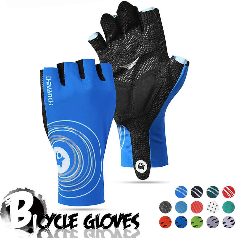 Cycling Gloves Half Finger new Women Men Bicycle Fishing Running Outdoor 2025 Sports Anti-slip Breathable Comfortable Soft Gloves