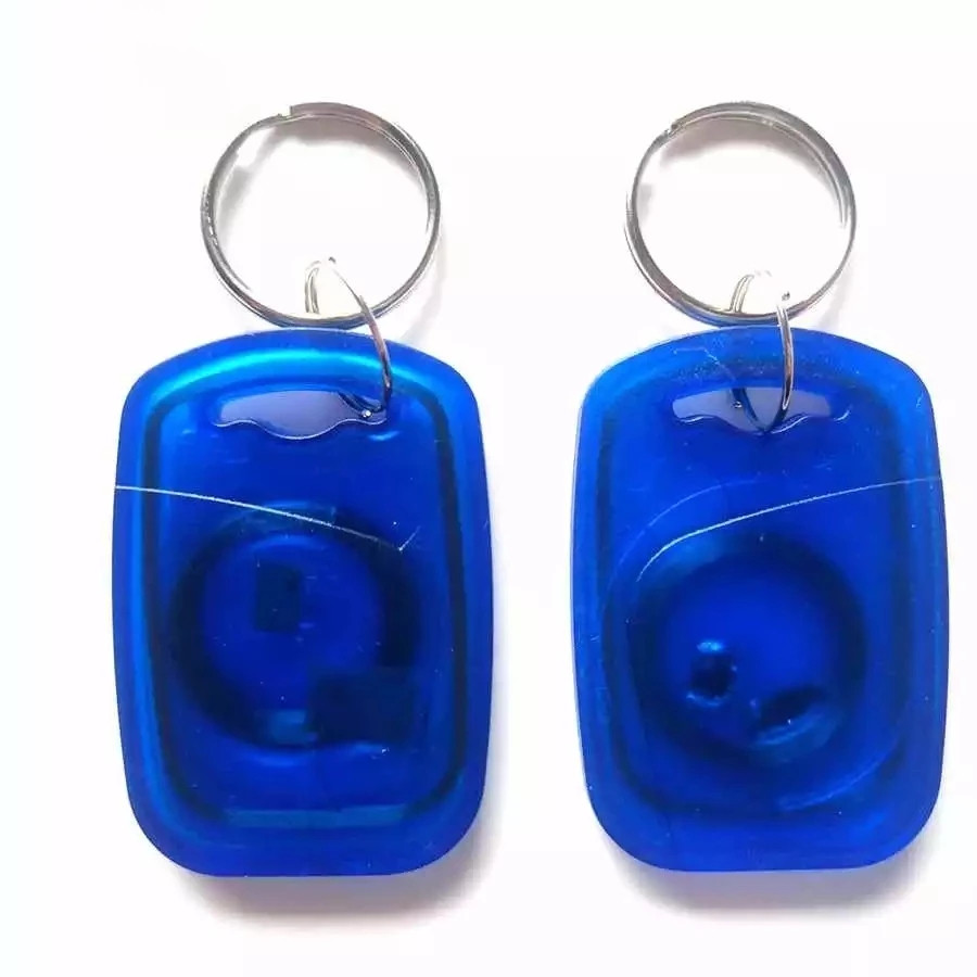 Dual Chip Frequency 125KHz T5577/EM4305 13.56MHz UID RFID Changeable Writable Keyfobs Composite Key Tag Ring Card 2Pcs