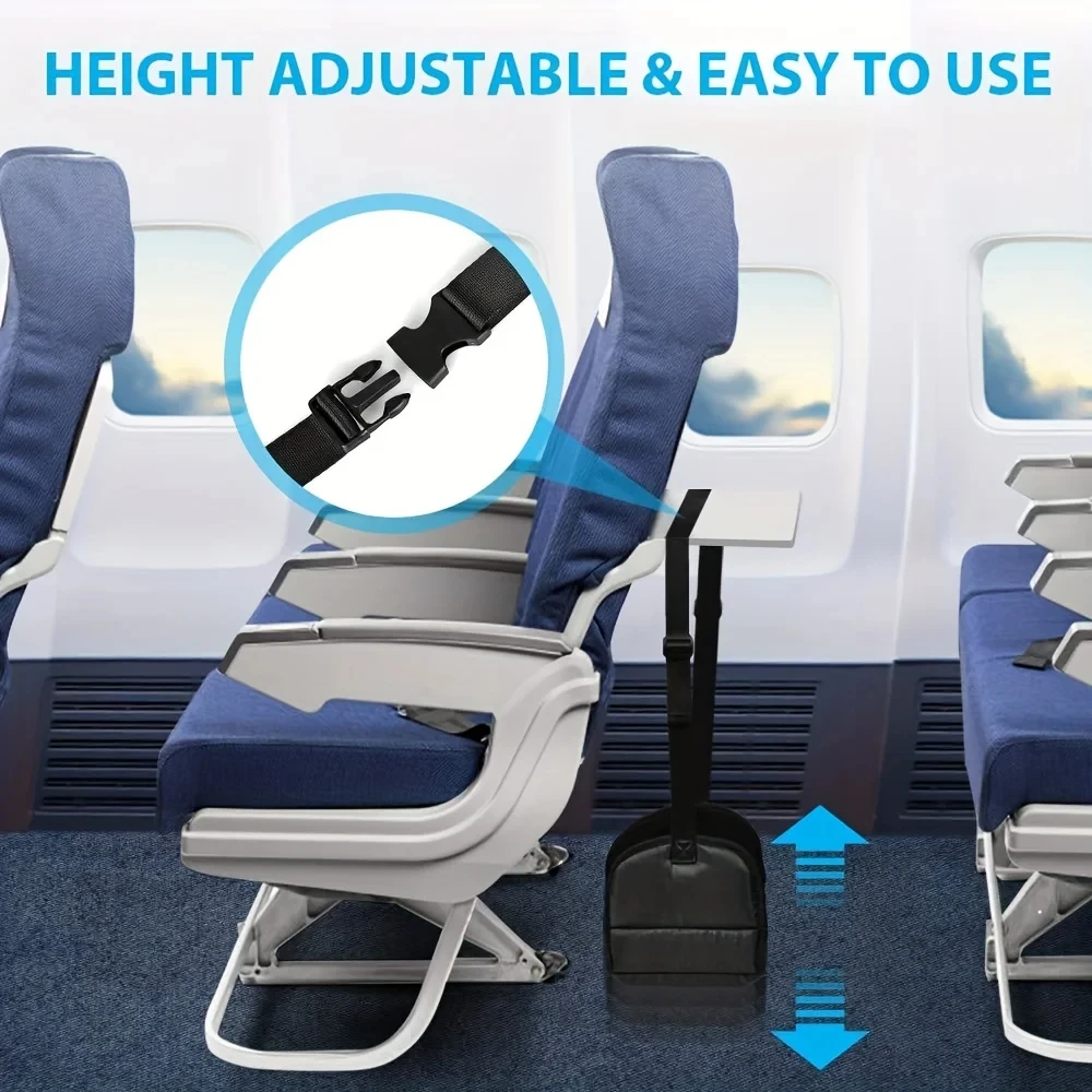 Portable Hammock Foot Swing Pedal Resting Chair Outdoor Adjustable Height Foot Rest Travel Airplane Accessories for Office