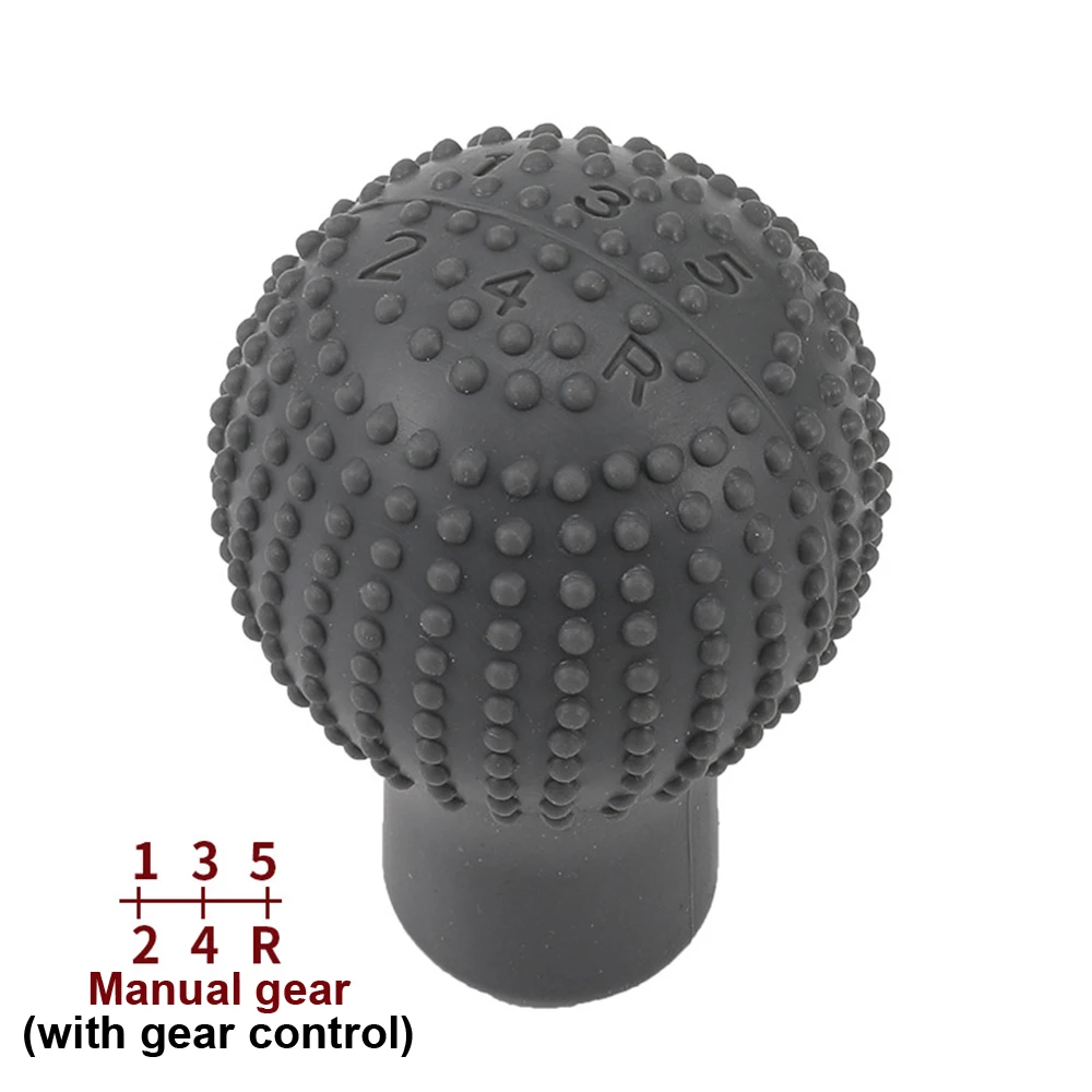 Universal Car Knob Manual Automatic Shift Gear Lever Cover Non-slip Silicone Shifter Knobs Case Protector