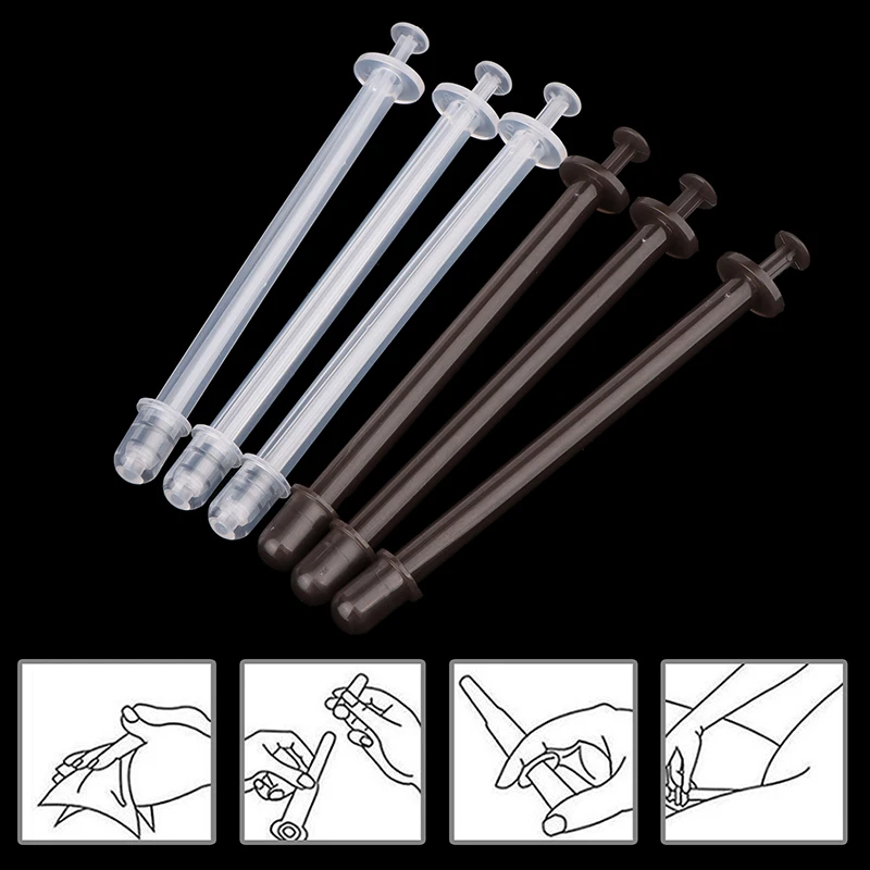 10Pcs 1.8ML 11.2cm Disposable Vaginal Suppository Applicator Lubricant Injector Anal Nasal Cavity Butt Plug Comfortable Hygienic