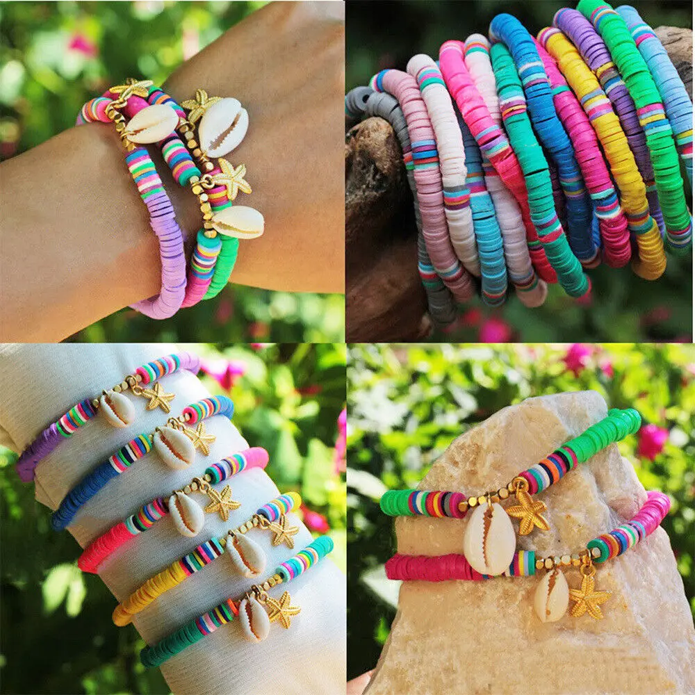 6000 Clay Beads, Soft Ceramic Pieces, Soft Ceramic Beads Set, Jewelry, Bracelet, Diy Accessories