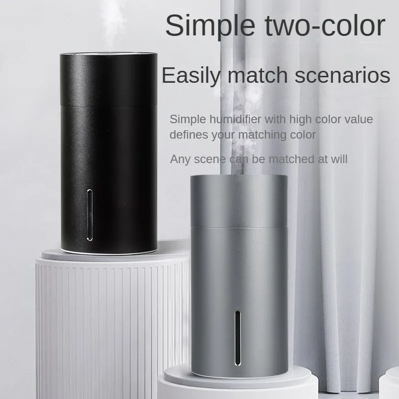 Car Humidifier Rechargeable Mute Colorful Ambient Light USB Portable Air Humidifier Fragrance Diffuser For Vehicle Essential Oil