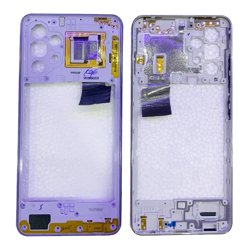 Middle Frame Center Chassis Phone Housing For Samsung 4G A325 A32 5G A326 Cover with Buttons Repair Parts
