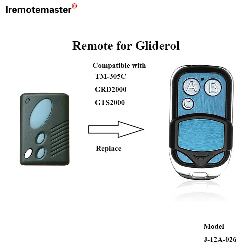 Replacement Gliderol TM305C Garage new Door 2025 Remote Transmitter