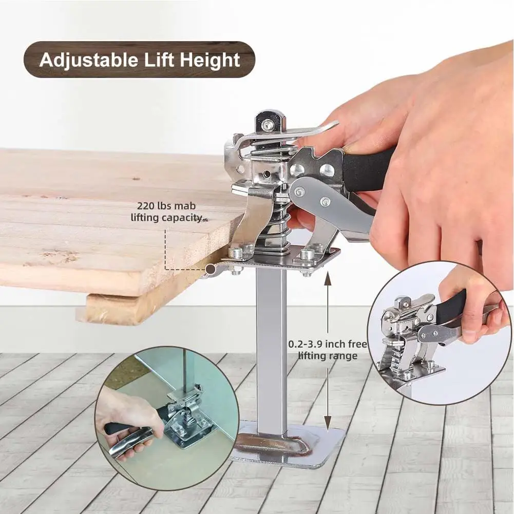Hand Lifting Tool Labor-saving Arm Jack Door Panel Plasterboard Lifting Cabinet Board Lifter Tiles Height Adjuster