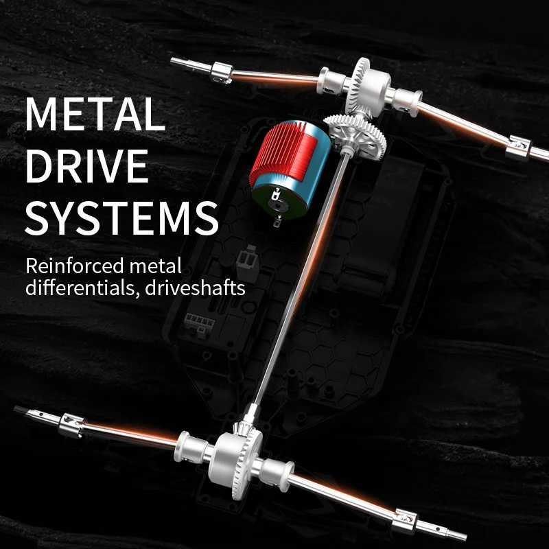 Professional Grade Scale Model R/C SUV with Realistic Handling Characteristics - Includes Power Brushless Engine System