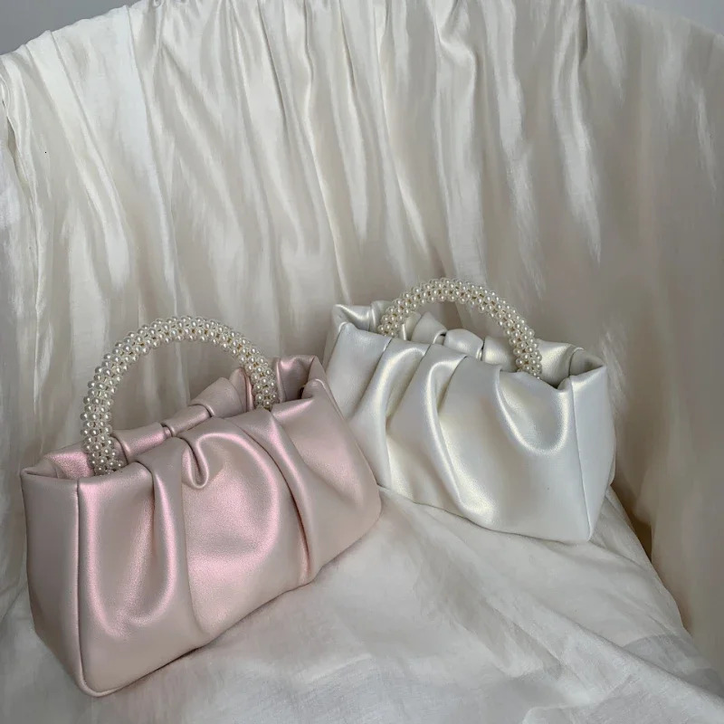 Fashion Pearl Handle Handbag Designer Shoulder Bag Women's Small Crossbody Bag