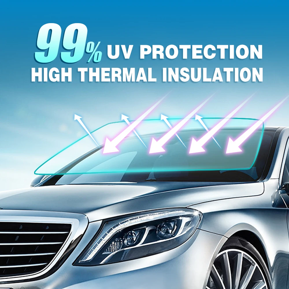 Anti Uv Car Protector Solar Film Antilook Sun Glass Window Foil 50x300CM Reflective Privaci Window Film Tint Sticker