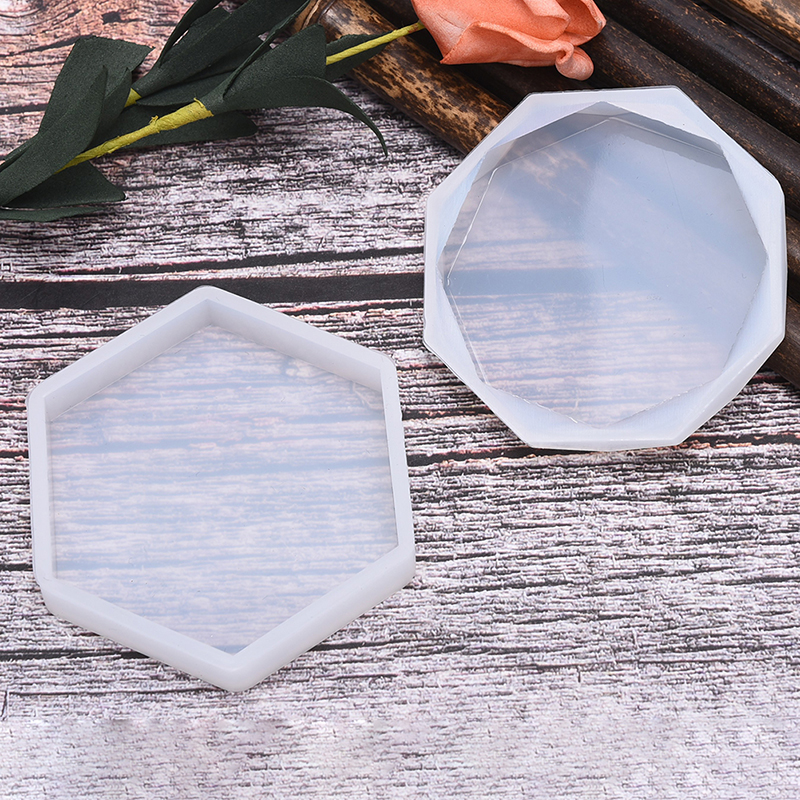 New Round Tray Resin Mold Wax Molds UV Epoxy Crystal Coaster Soap Silicone Mould DIY Craft Jewelry Making Tools Home Decoration