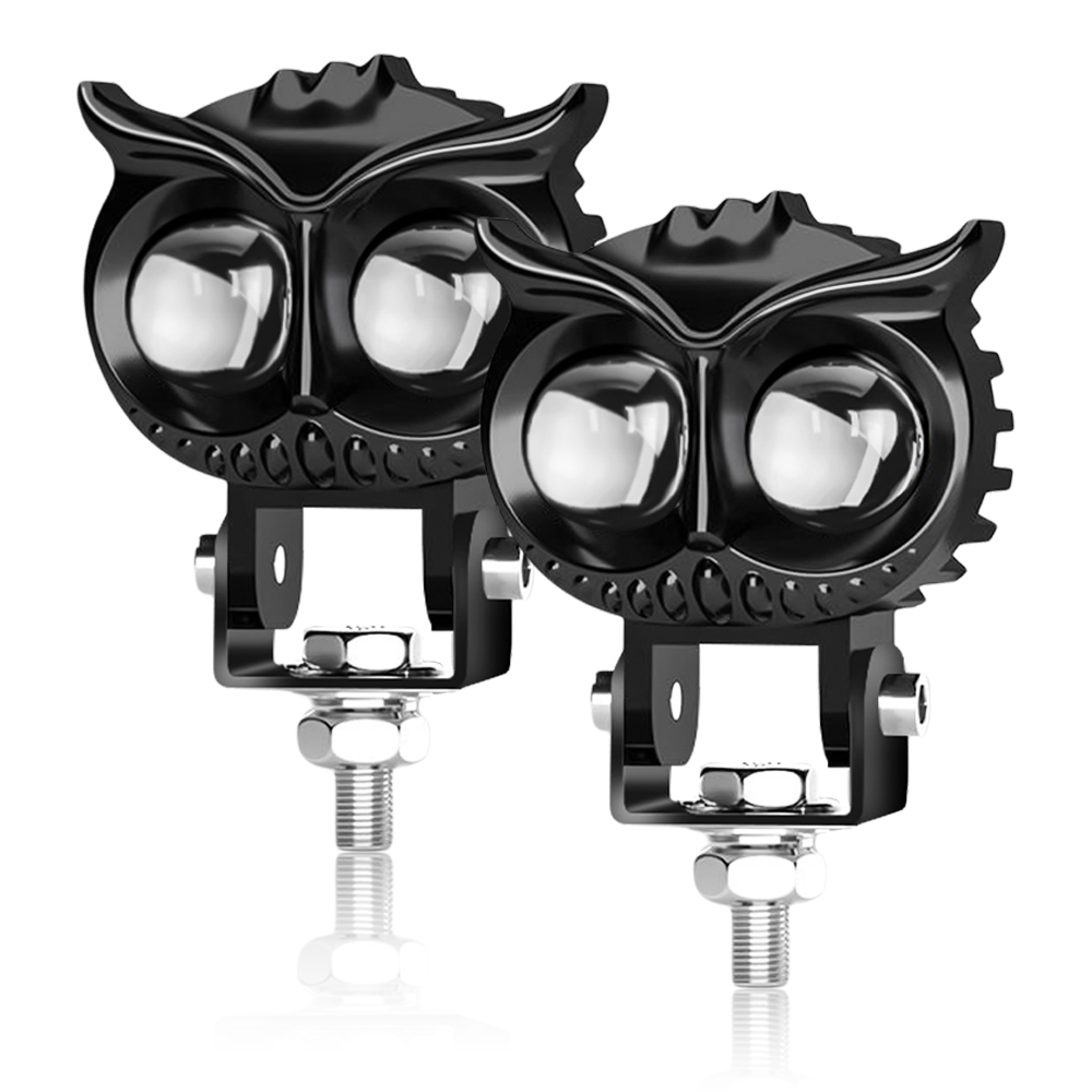 2Pcs 12V 24V LED Work Light Yellow And White Bicolor Light 25W LED Pod Light Spotlight For Car Truck Offroad SUV ATV Boat b7d2e