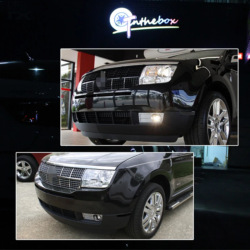 Car Front Rear Bumper Side Marker Light Fender Flare Light Housings For 2007 2008 2009 2010 Lincoln MKX, No Bulb,Car Accessories