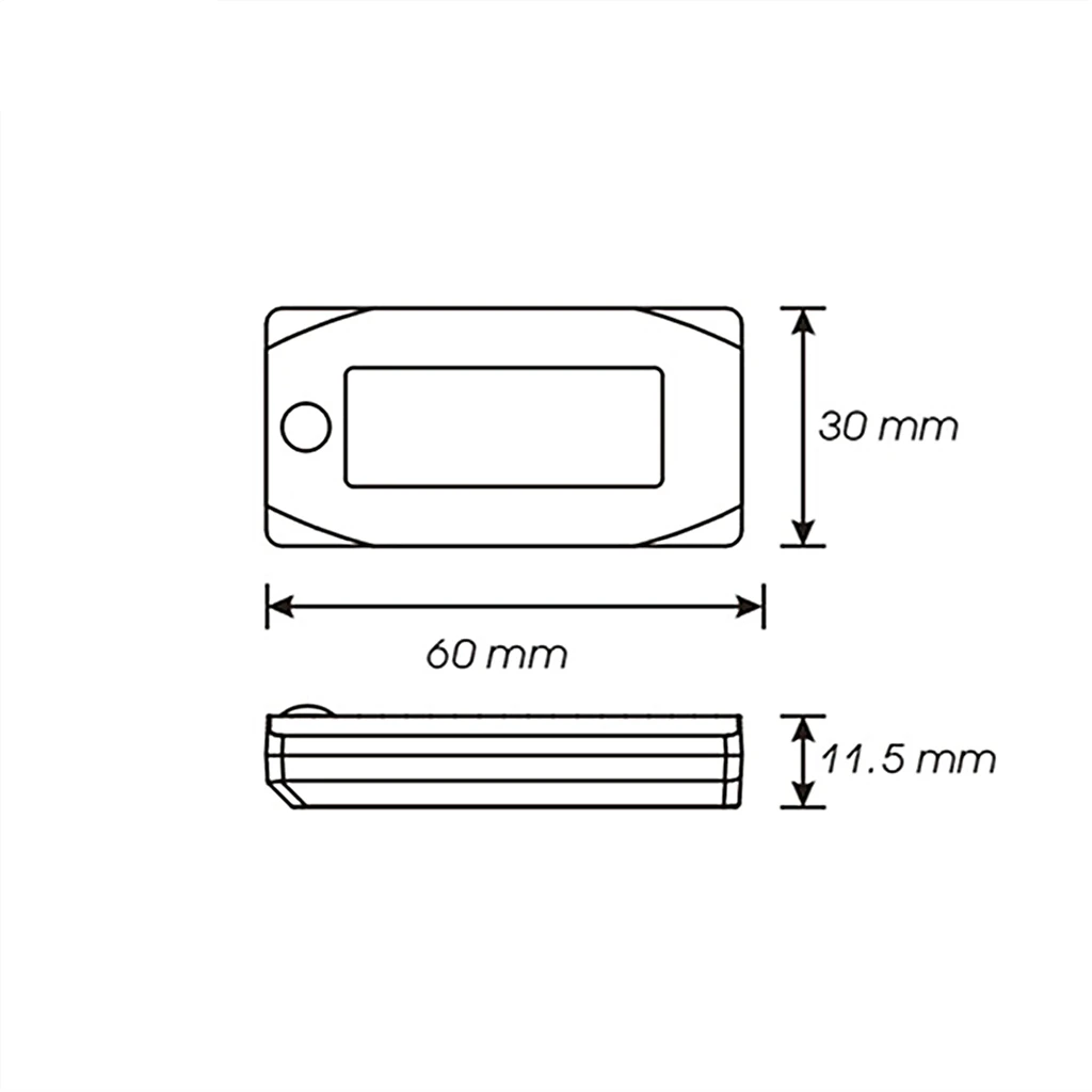 Motorcycles cylinder head temperature Voltage Time RPM Norxi Mini 4 in 1 LED Digital Display Quad meter for nmax with holder