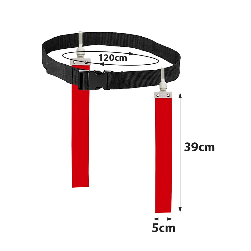 American Football Match Training Buckle Belt Adjustable Rugby Flag Tag Waist Strap