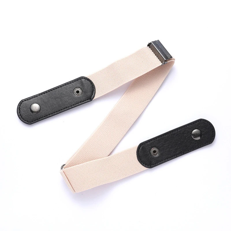 Elastic Waistband for Women Men Adjustable Stretch Buckle-Free Invisible Belt for Jeans Pants No Buckle Easy Belts Waist Band