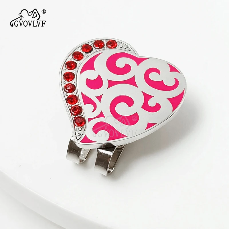 1pc Golf Bling Ball Marker With A Magnetic Cap Clip Easily to Golf Cap Premium Gifts Golf Accessories Gift for Women Golfers