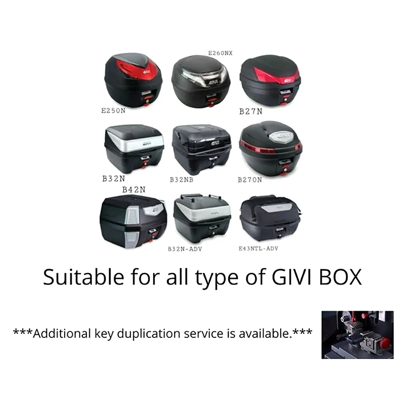 Universal Lock Cylinder Motorcycle Side Box E21 Lock Cylinder Lock Head E22 Side Box Replacement Lock Special E21 E22