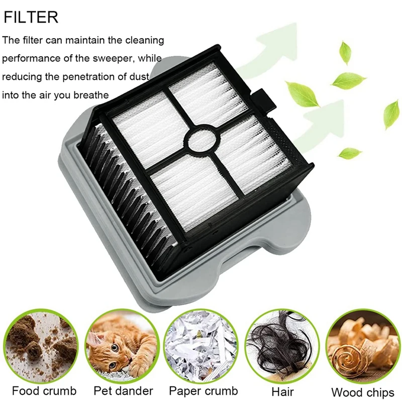 AD-Replacement Parts Roller Brush HEPA Filters Compatible For Roborock Dyad U10 Wet And Dry Vacuum Cleaner Accessories