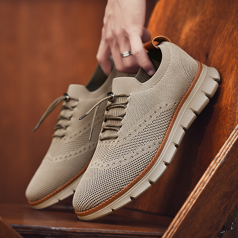 Casual Breathable Comfortable Outdoor Sneakers Fashionable Block Men Shoes 60d6f