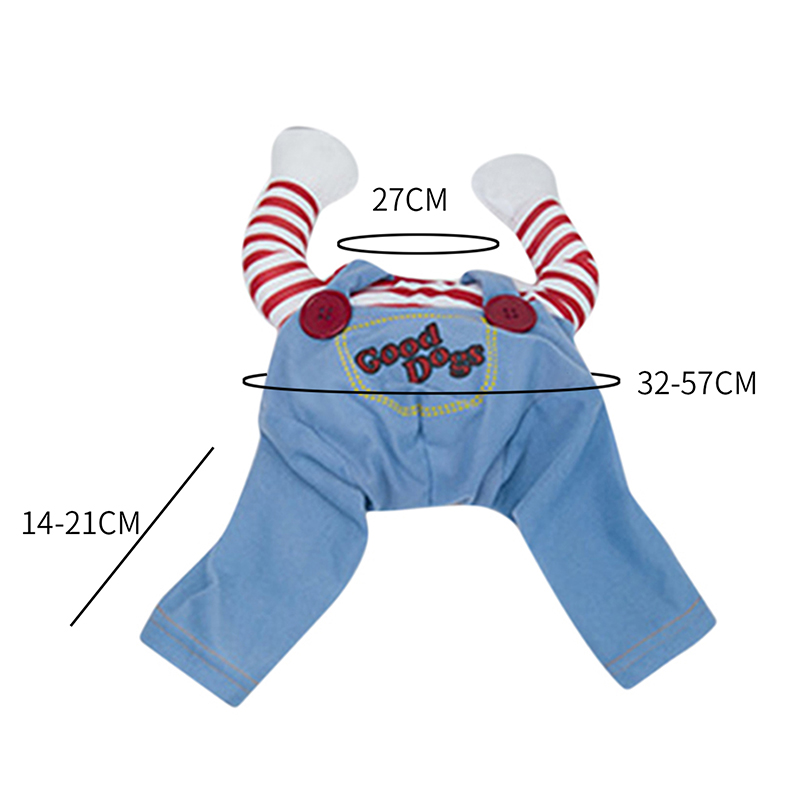 Funny Pet Dog Clothes Dogs Cosplay Costume Halloween Comical Outfits Holding a Knife Set Pet Cat Dog Festival Party Clothing