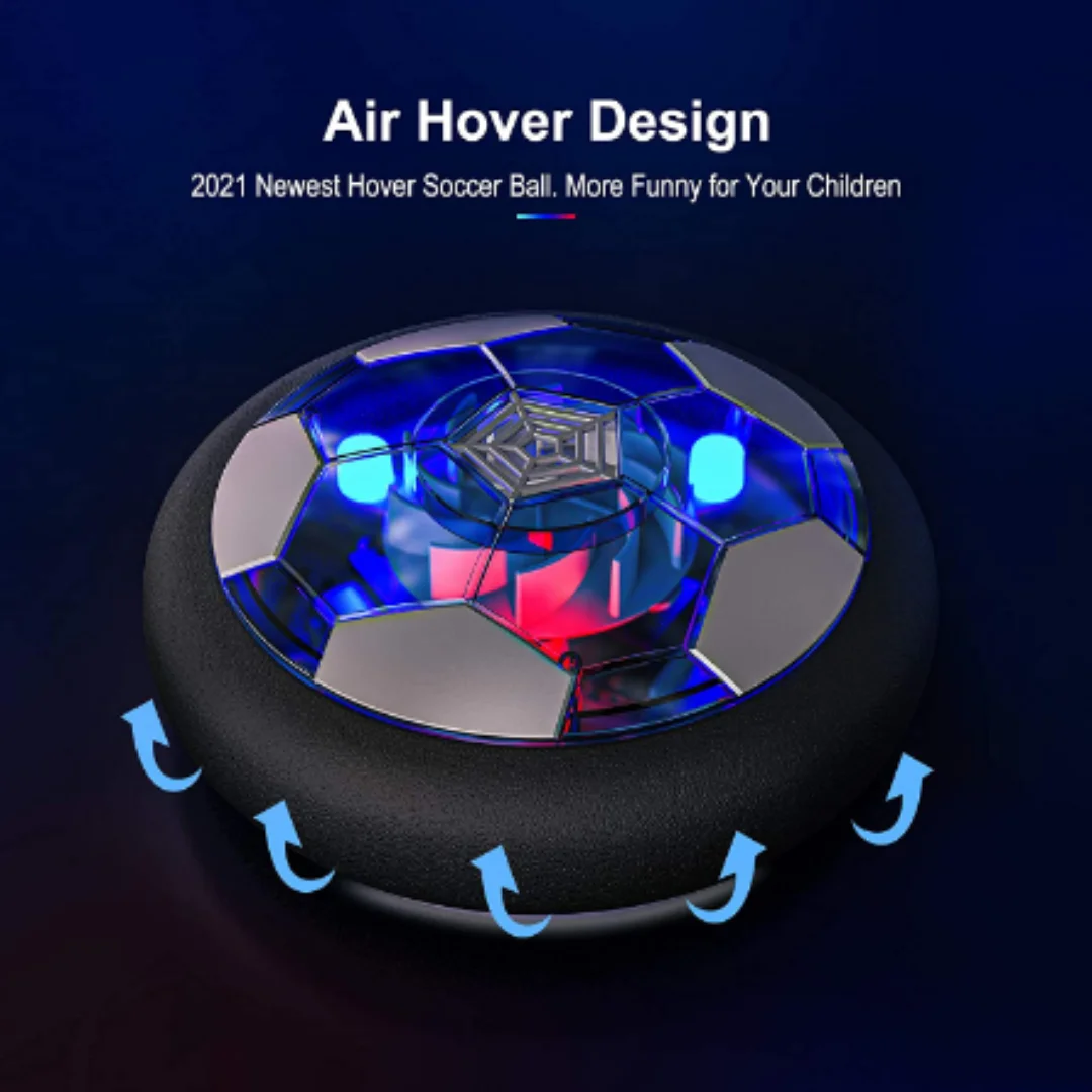 3-in-1 Hover Soccer Ball Hockey Bowling Set, Indoor and Outdoor Toys for Kids Ages 3-12,Christmas Birthday Gifts for Boys Girls