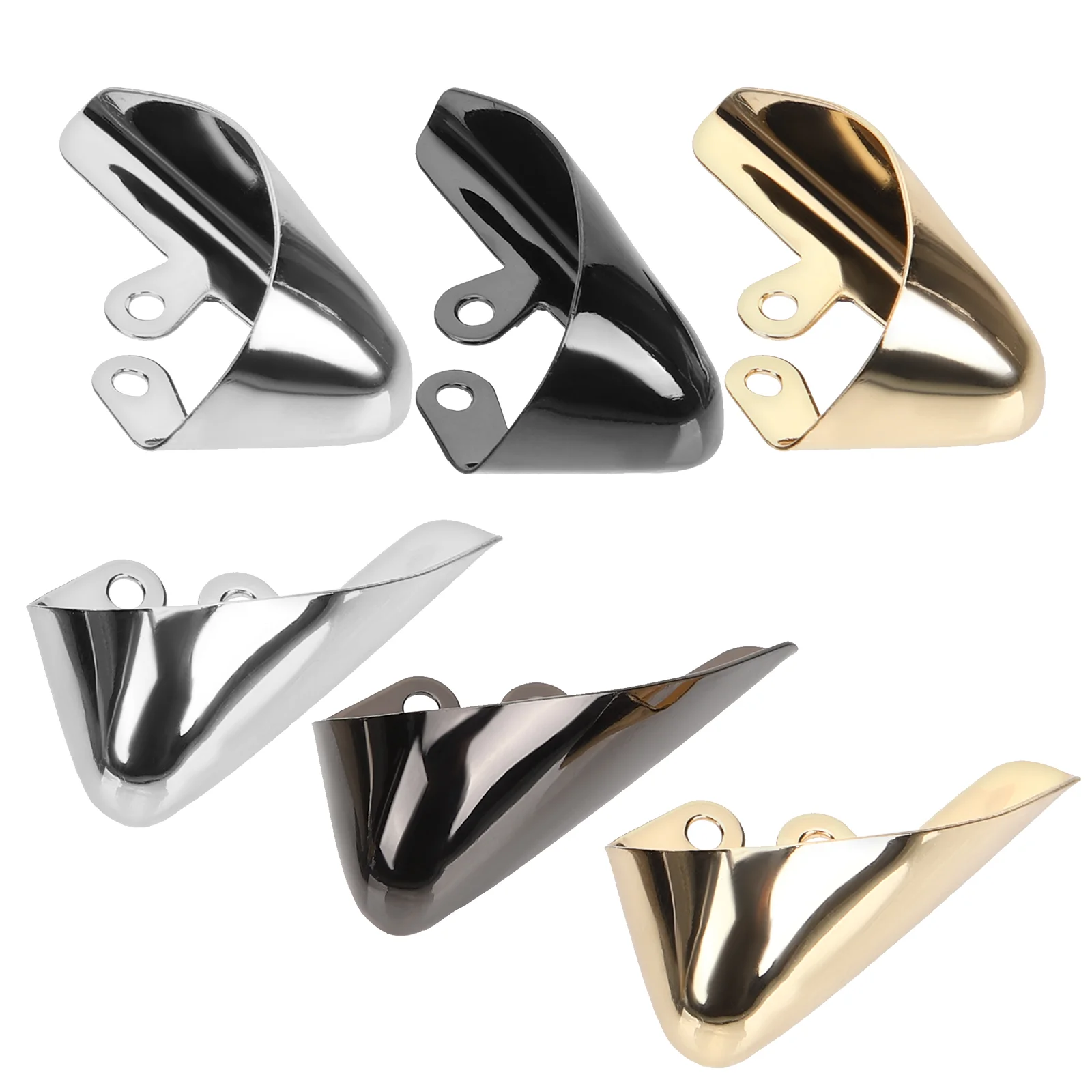 6 Pcs Toe Protector Boot Toe Guards Head Guard Shoes Tips Cap Metal Pump Toe Cover