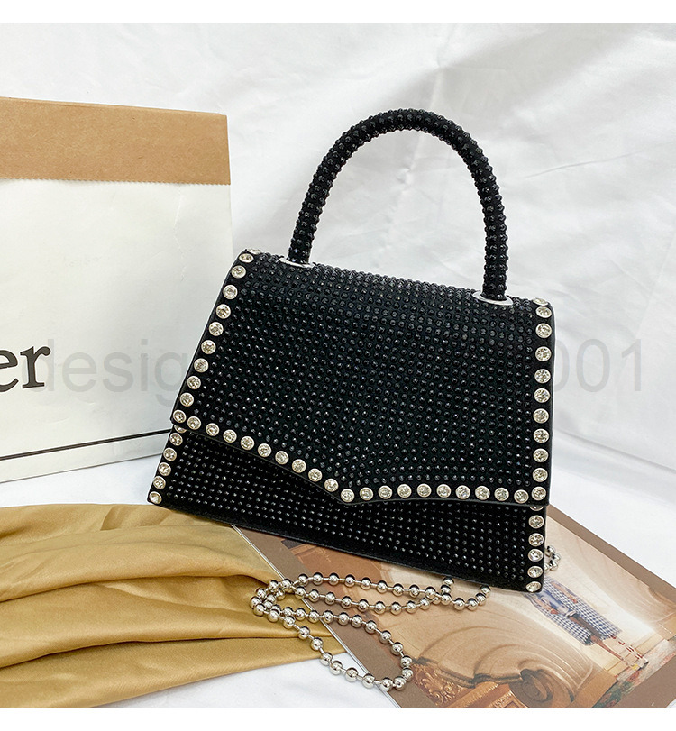 Fashion Classic Bag Designer 10a Top Woman Handbagevening Bags Korean Version Popular Bright Diamond Small Womens New Trendy Casual Mini Chain Crossbo
