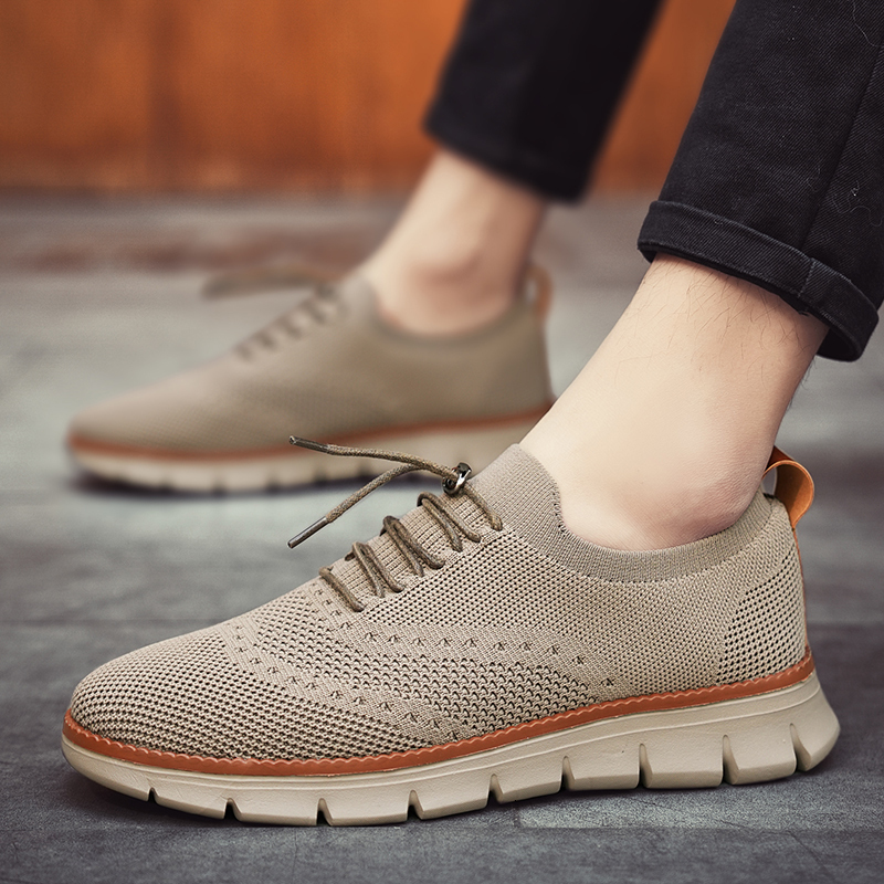 Casual Breathable Comfortable Outdoor Sneakers Fashionable Block Men Shoes 60d6f