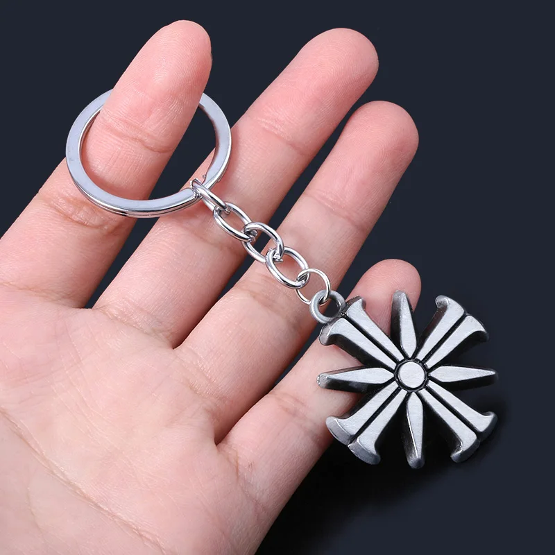 New PS4 Game Far Cry 5 Pendants Necklaces Ares 4 Eden's Gate Choker FARCRY 5 Cult Sunflower Logo Keyring For Men Game Fans Gift