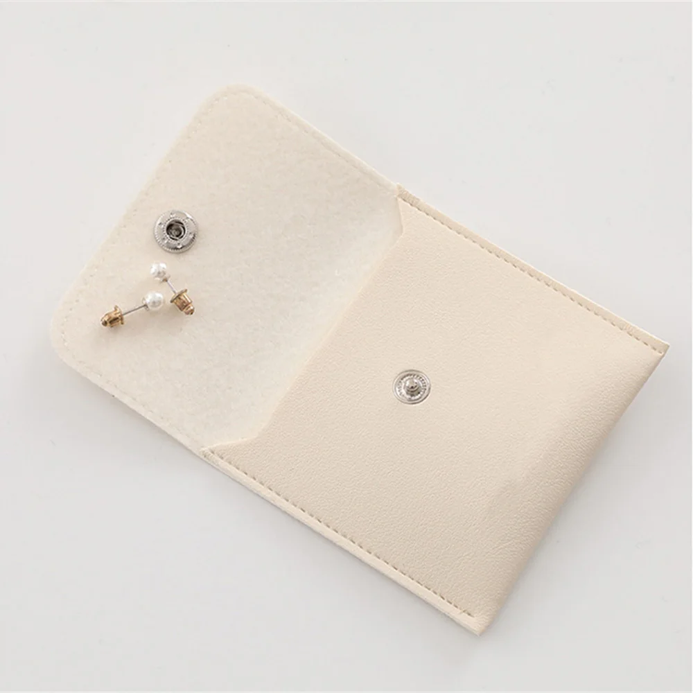 PU Leather Jewelry Bag Jewelry Storage Bag Coin Purse Card Holder Earrings Bracelet Storage Ring Bag Jewelry Storage Bag